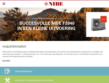 Tablet Screenshot of nibenl.eu